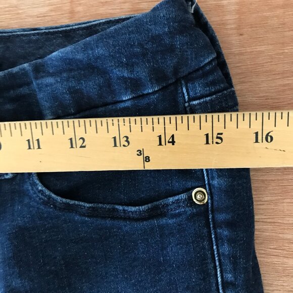 Good American Good Legs Skinny Jeans Women 12/31 Blue High Rise GL873T Blue224 - Picture 9 of 12